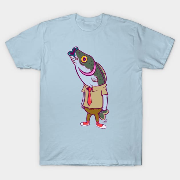 Carl the Salmon Man T-Shirt by Carl Salmon Man